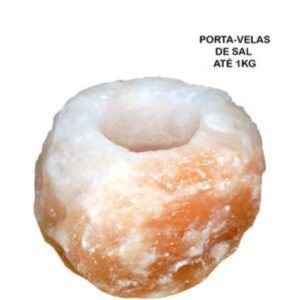 Porta Velas de Sal dos Himalaias de 1kg
