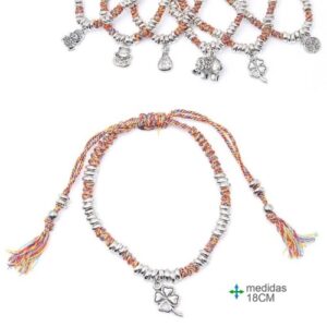 Pulseira da Prosperidade e Paz com amuletos