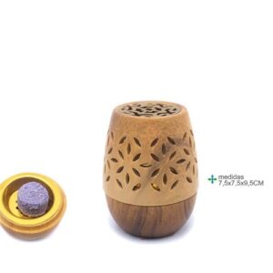 Queimador em Cerâmica 7,5x7,5x9,5cm para decoração