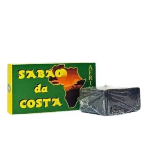 Sabão da Costa Africano em embalagem colorida