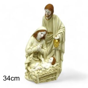 Figura da Sagrada Família com 34cm de altura