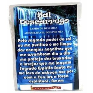 Pacote de Sal Descarrego 500g para purificação espiritual