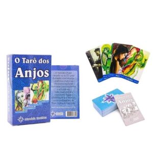 Baralho de Cartas Tarot dos Anjos com ilustrações místicas
