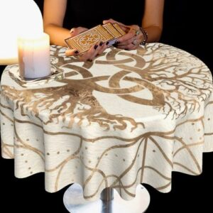 Toalha de Tarot 152cm com design Árvore da Vida
