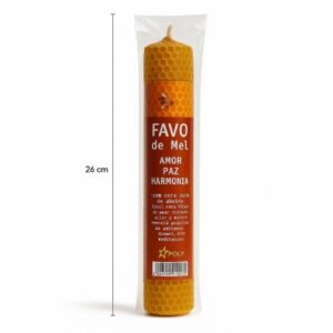 Vela Favo de Mel 26cm da Casa da Cera