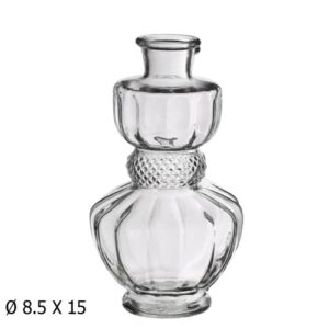 Jarra de Vidro 15x8,5cm elegante e decorativa