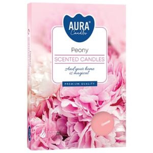 Pack de 6 Velas Tealight Perfumadas com aroma a Peónia