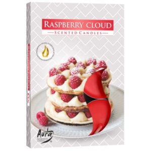 Velas Tealight Perfumadas Nuvem de Framboesa - Pack 6