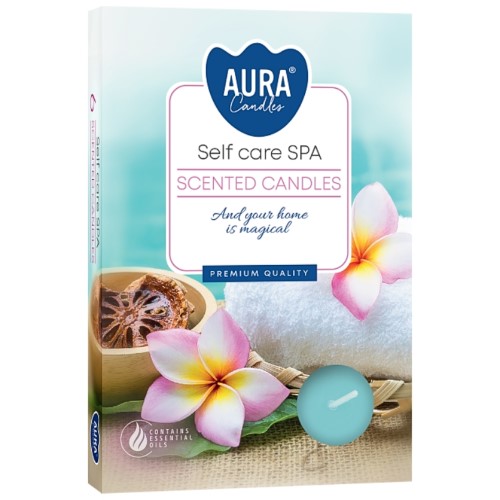 Velas Tealight Perfumadas Pack 6 Bem-Estar Spa