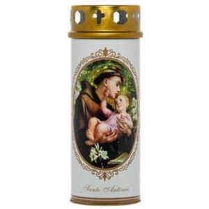 Círio Vela 40L com imagem de Santo António