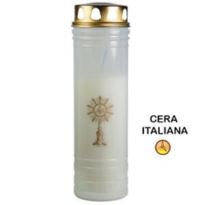 Círio Vela 7 DIAS com hóstia e tampa italiana