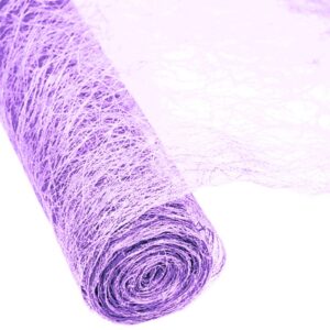 Rolo de Abaca Lavanda de 10 metros para decoração
