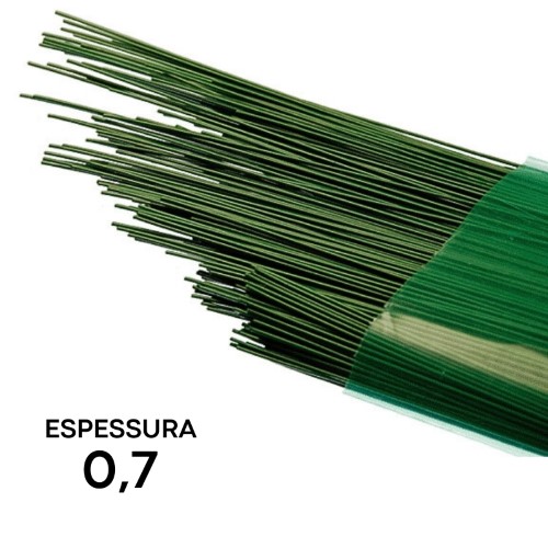 Arame Verde para Gerbera 2kg com Espessura de 0,7mm