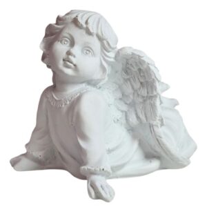 Anjo em Resina 11,5cm para decoração