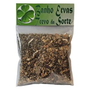 Pacote de Ervas Secas para Banho Relaxante Trevo da Sorte