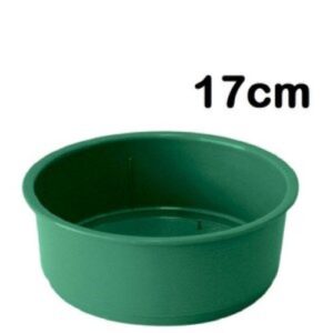Base Taça Redonda 17cm em plástico para esponja floral