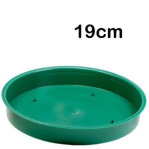 Base redonda de plástico para esponja floral de 19cm