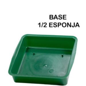 Base Quadrada para Meia Esponja Floral em plástico