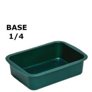Base Retangular para 1/4 Esponja Floral em plástico