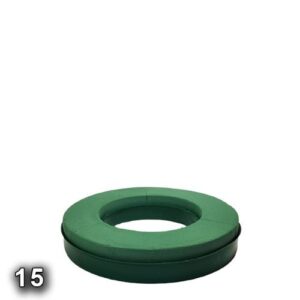 Coroa com Esponja Floral de 15cm para arranjos florais