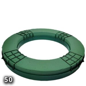 Coroa com Esponja Floral de 50cm para arranjos florais