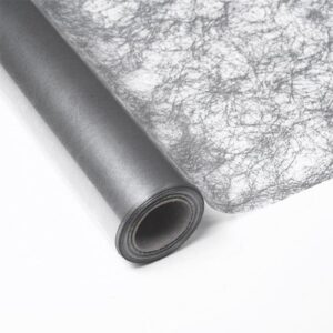 Rolo de Celofane Transparente Decorado em Cinzento