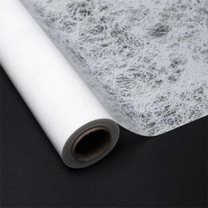 Rolo de Celofane Transparente Decorado Branco 70cm x 50m