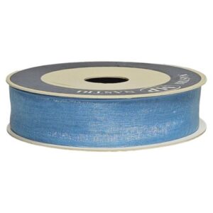 Rolo de Fita de Organza Azul Claro 25mm x 50m