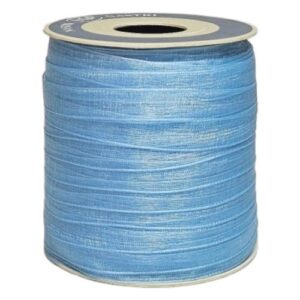 Rolo de Fita de Organza 10mm x 100m em Azul Claro