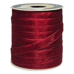 Rolo de Fita de Organza Bordeaux 10mm x 100m