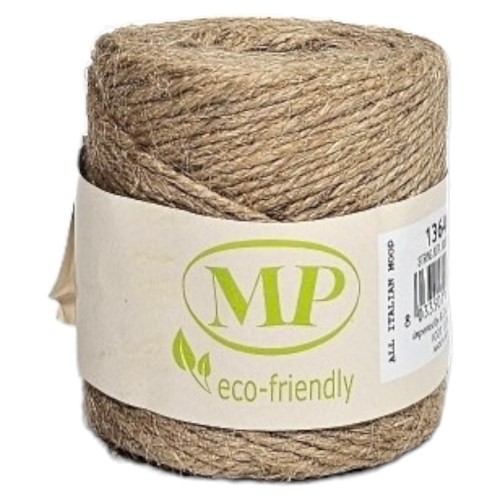 Rolo de Corda Juta Natural 100g para decoração e artesanato