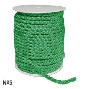 Rolo de Cordão Floral Nº5 25m em Verde Escuro