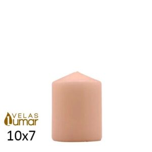 Vela decorativa rosa 10x7cm para decoração de interiores