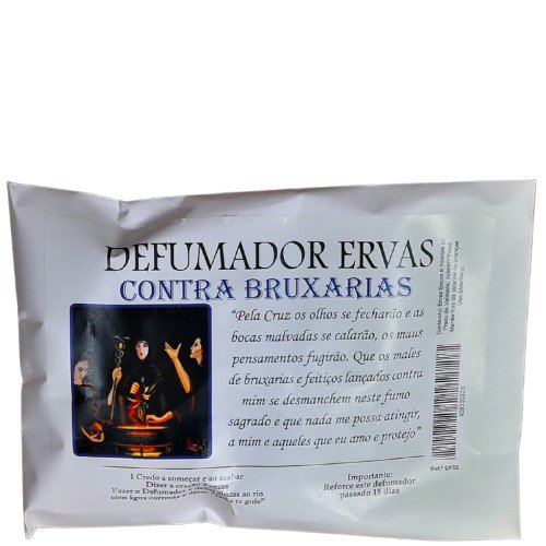 Defumador de Ervas Contra Bruxarias para proteção espiritual