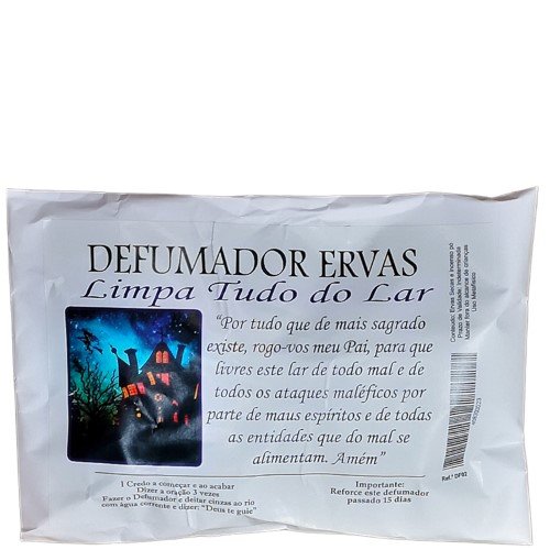 Defumador de Ervas Limpa Tudo do Lar