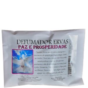 Defumador de Ervas Paz e Prosperidade em embalagem