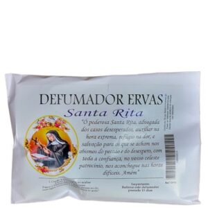 Defumador de Ervas Santa Rita em embalagem mística