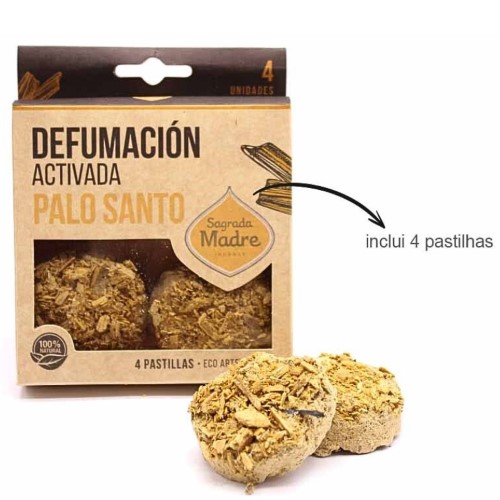 Pastilhas Defumação de Ervas Pau Santo - Pack de 4
