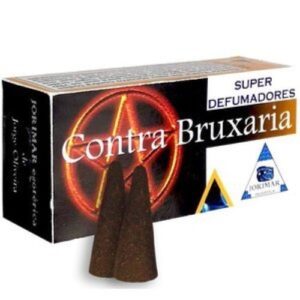 Defumador Cone Contra Bruxaria em embalagem mística