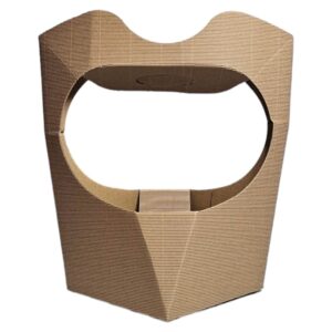 Embalagem em cartão natural com asa 24x32cm