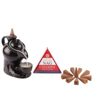 Incenso Fluxo de Retorno em Cone Nag Champa