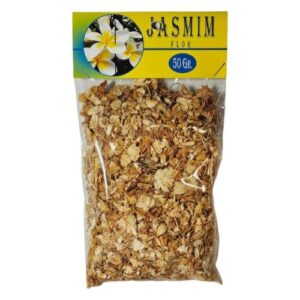 Pacote de 50g de Plantas Secas Flor de Jasmim