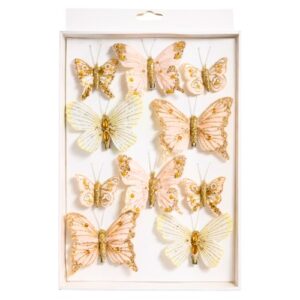 Mola Decorativa Borboleta para Arranjos 5/8cm - Pack 10