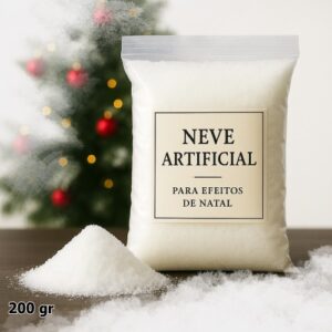 Saco de neve artificial de 200g para decoração de Natal