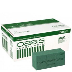 Esponja Floral Retangular para Flores Naturais - Oasis Ideal
