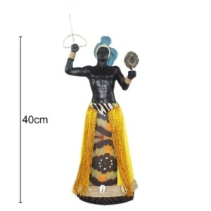 Figura Orixá Camasi Logunede 40cm para decoração
