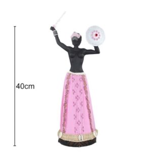 Figura Orixá Camasi Obá de 40cm em exposição