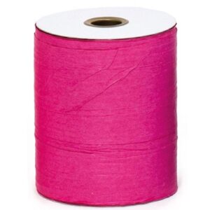 Rolo de Fita de Papel Rosa Choque 11cm x 22m