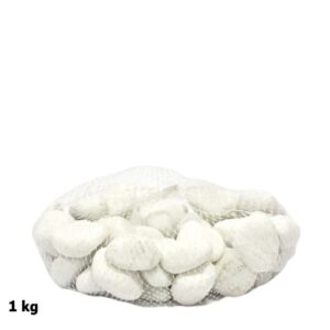 Pedras Decorativas Médias Brancas 1kg