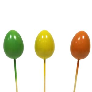 Pick Decorativo Ovo da Páscoa para Arranjos - Pack de 6